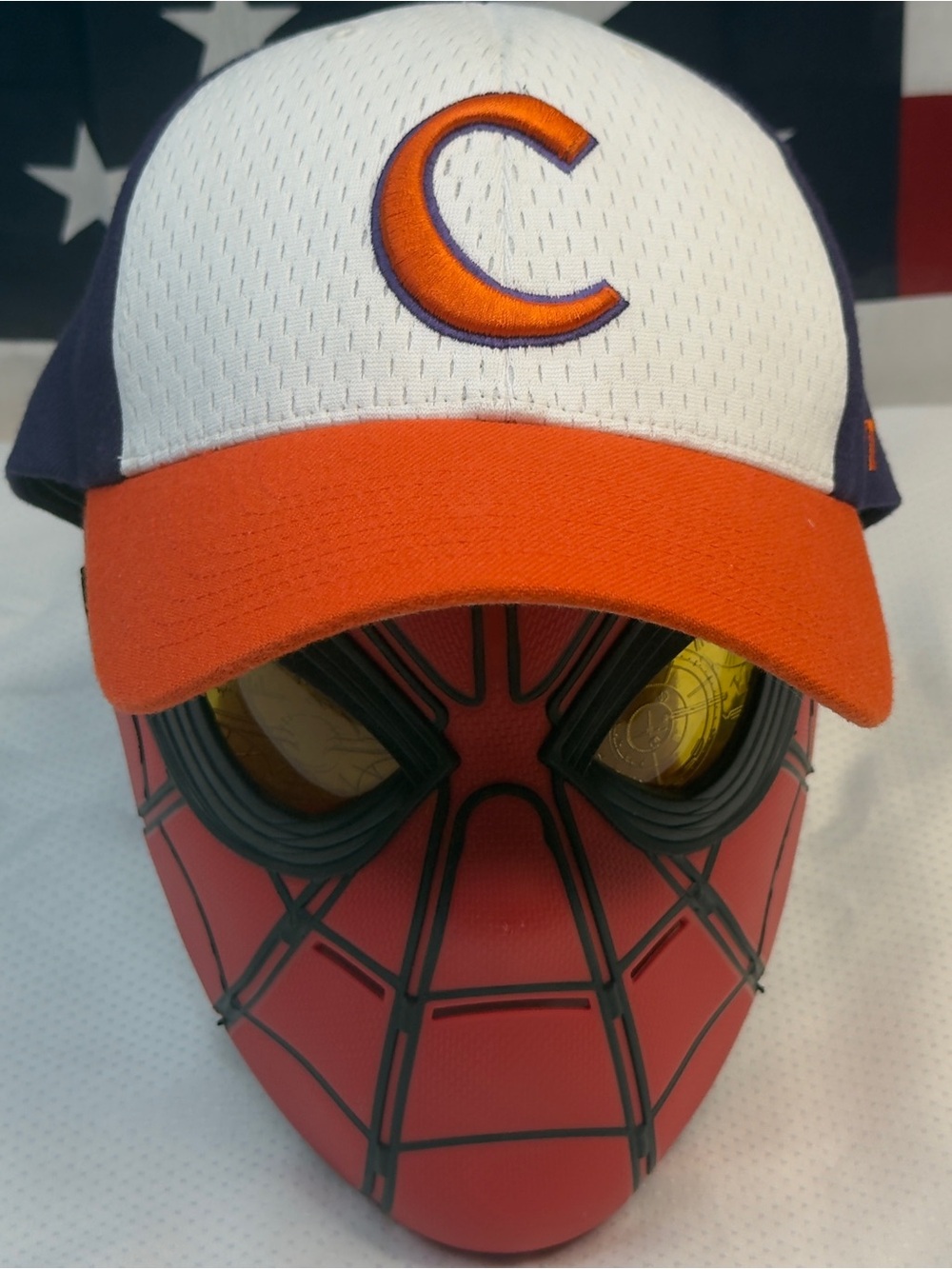 Clemson Tigers '47 Brand Adjustable Strapback Hat - Purple/Orange/White